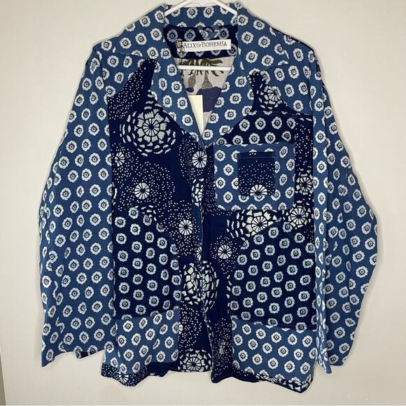 NWT New Alix of Bohemia Mariner Calico Printed Field Jacket Size S - Picture 2 of 8